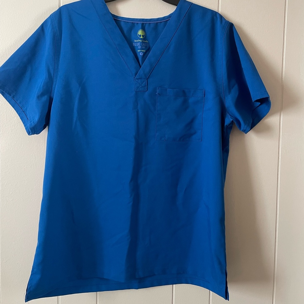 Healing hands Blue Label Scrub Tops